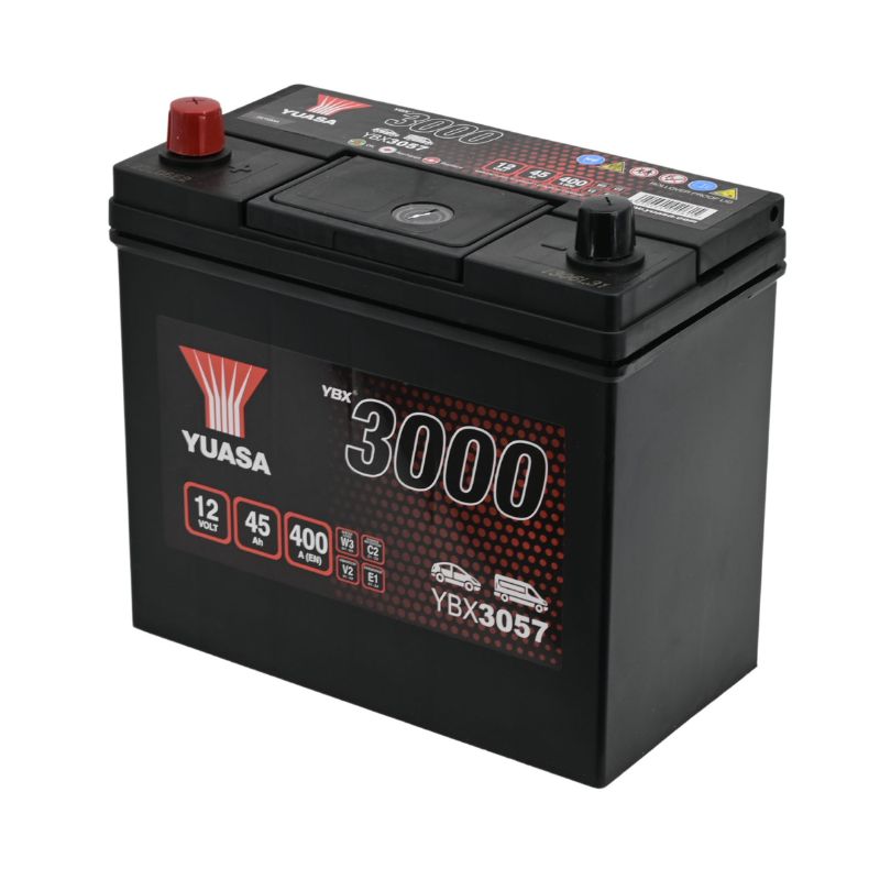 YUASA YBX3057 SMF Starterbatterie 12V 45Ah