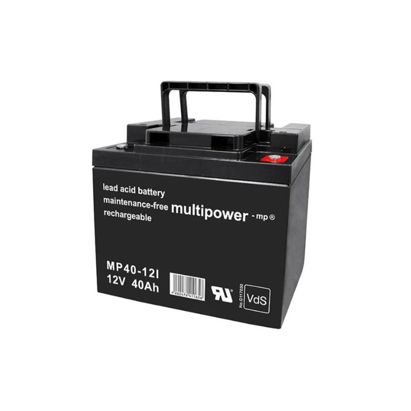 MULTIPOWER MP40-12I VdS AGM Akku 12V 40Ah