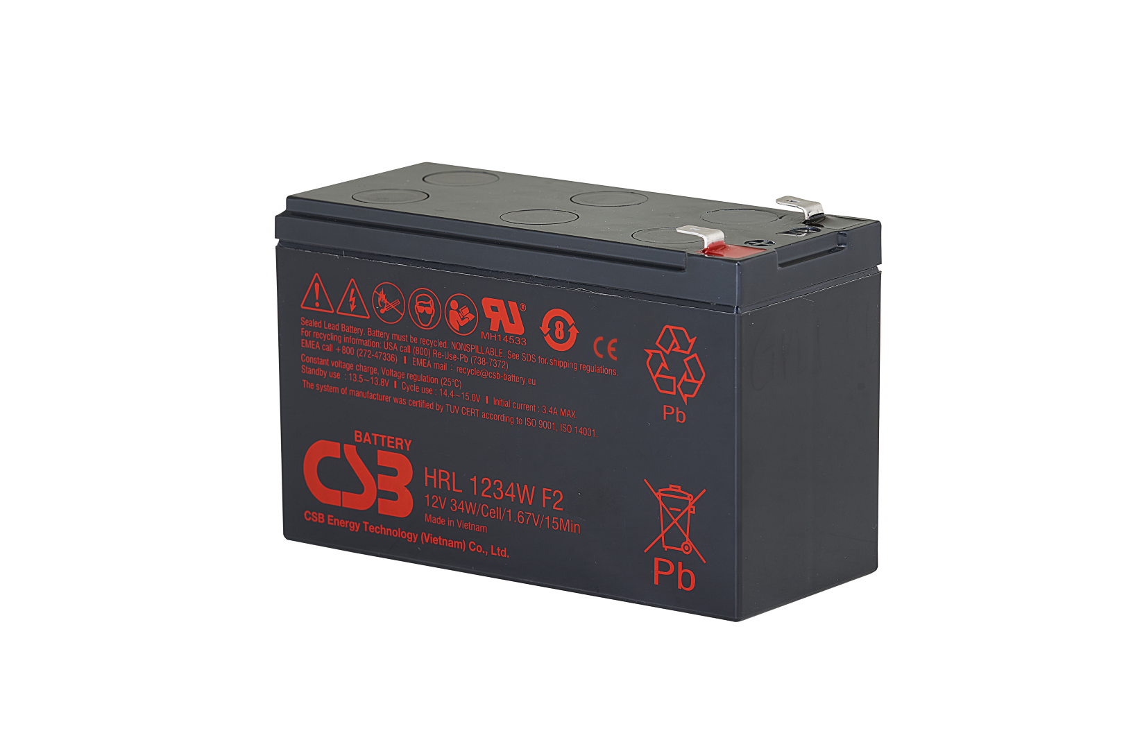 CSB HRL1234W AGM Akku (12V / 34W)