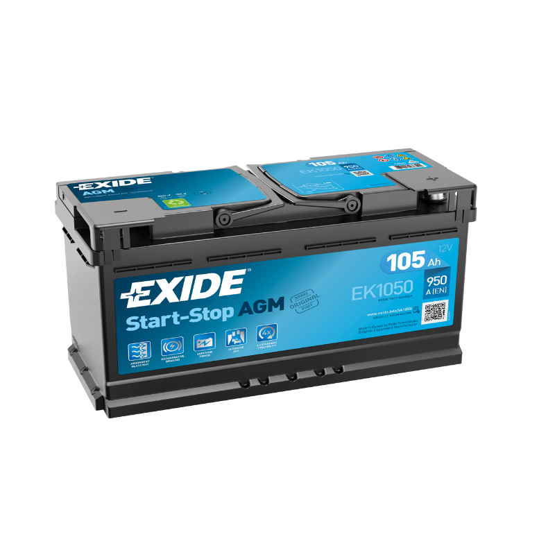 EXIDE EK1050 AGM Starterbatterie