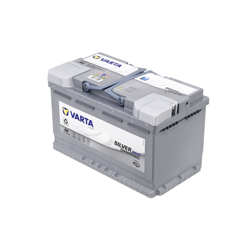 VARTA F21 (A6) Autobatterie 580 901 080 Silver Dynamic AGM xEV 80Ah