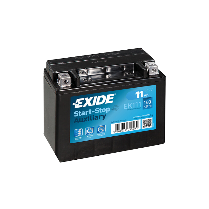 EXIDE EK111 AGM Zusatzbatterie BackUp