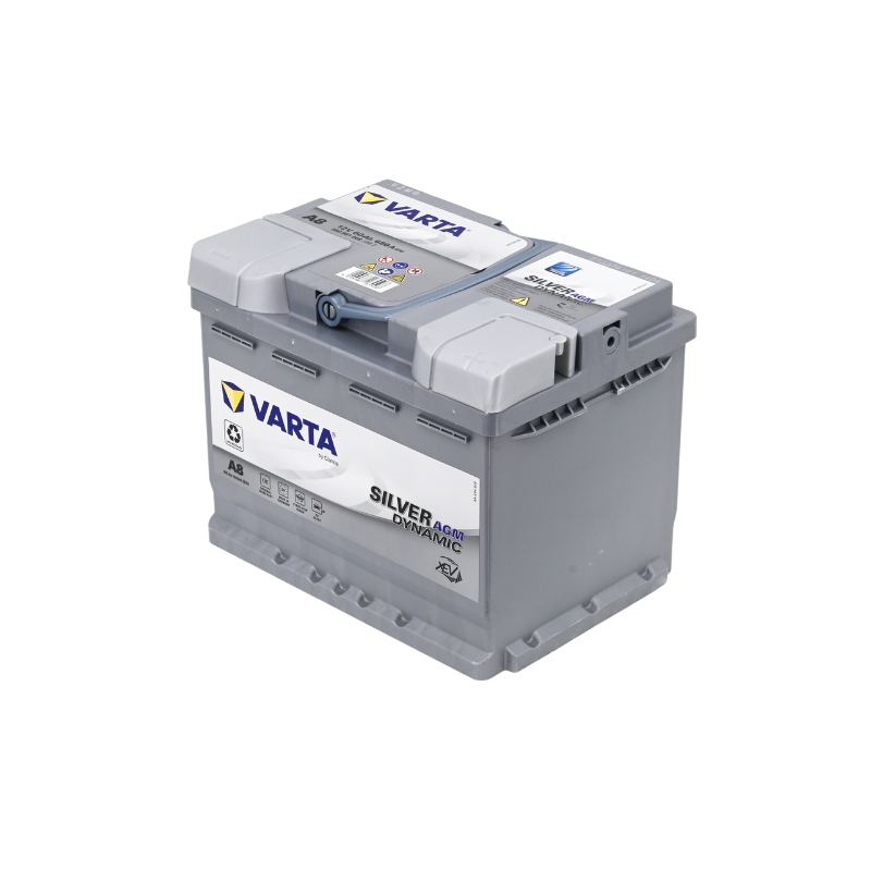 VARTA D52 (A8) Autobatterie 560 901 068 Silver Dynamic AGM xEV 60Ah