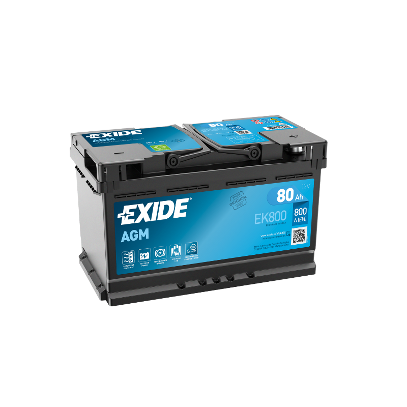 EXIDE EK800 AGM Starterbatterie