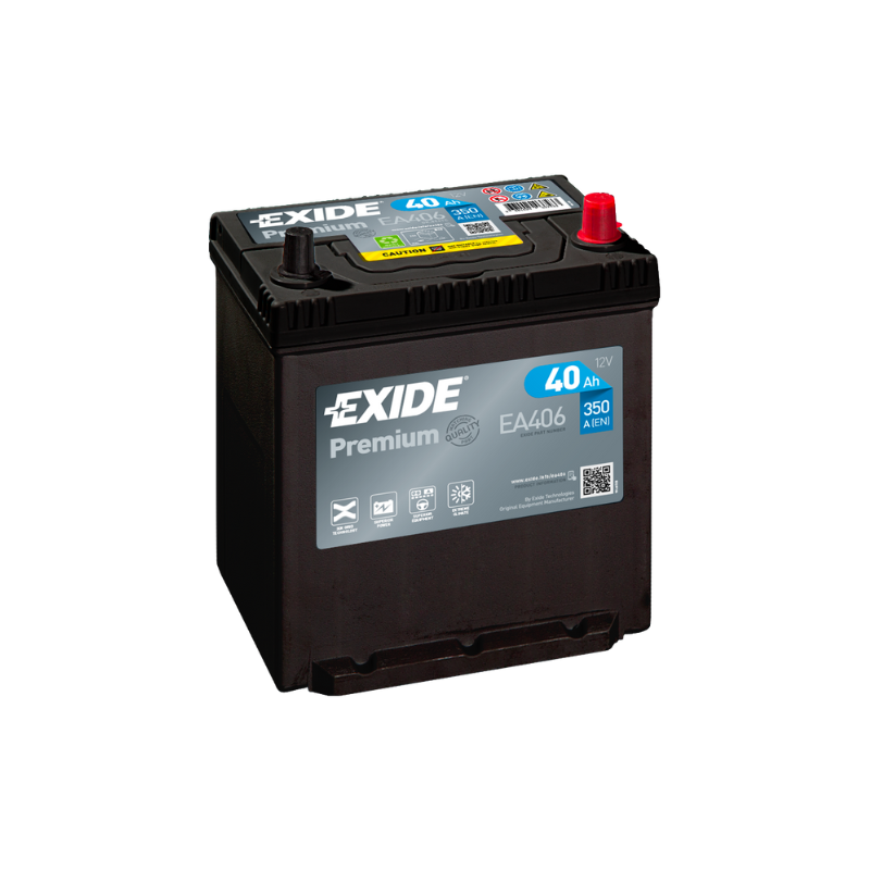 EXIDE Premium EA406 40Ah Carbon Boost Autobatterie