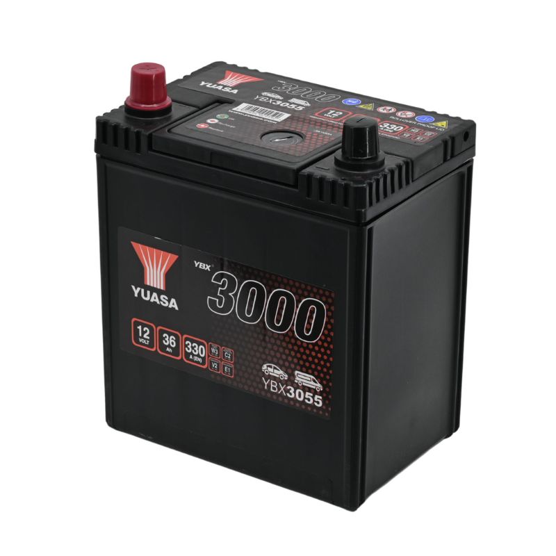 YUASA YBX3055 SMF Starterbatterie 12V 36Ah