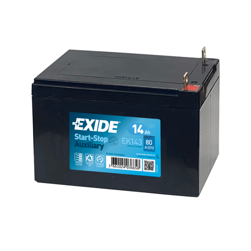 EXIDE EK143 AGM Zusatzbatterie BackUp