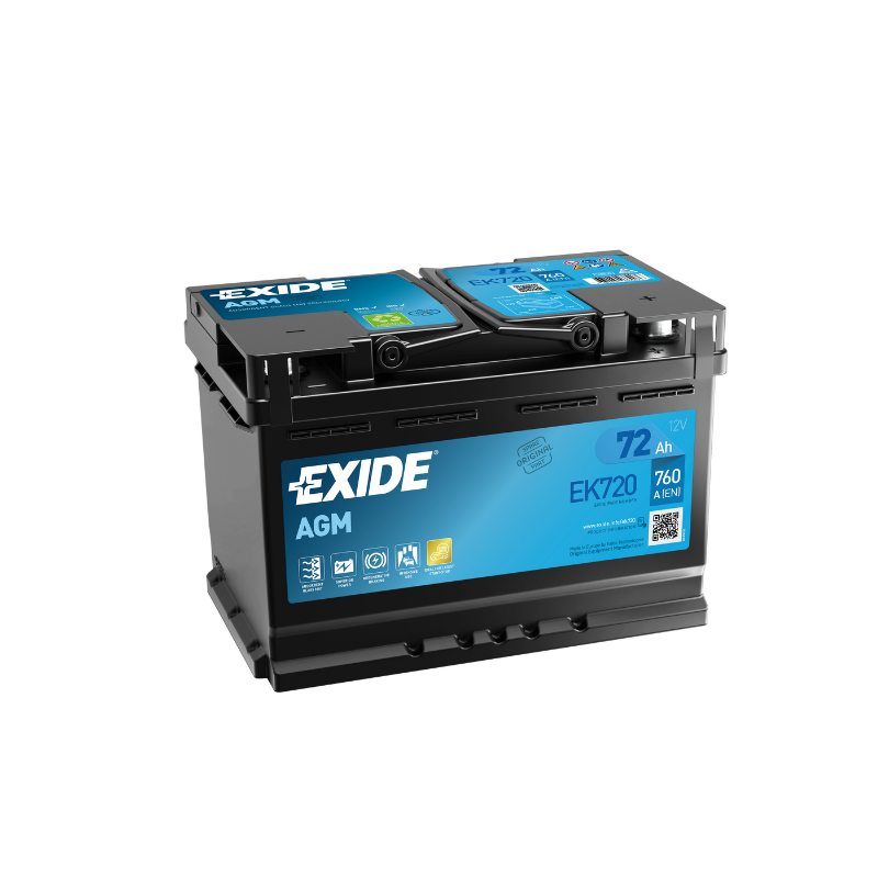 EXIDE EK720 AGM Starterbatterie