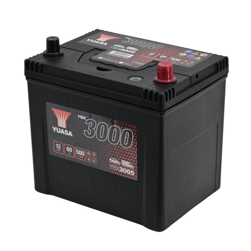 YUASA YBX3005 SMF Starterbatterie 12V 60Ah