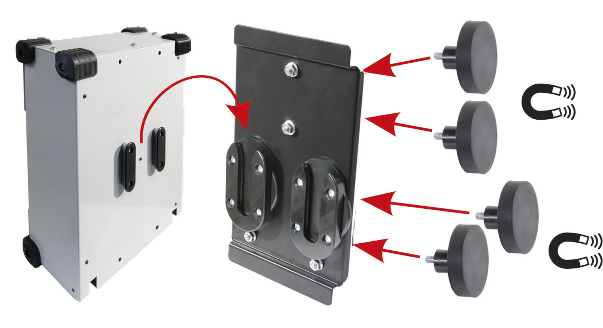 GYSFLASH Magnetfix 50  4er  Magnethalterung