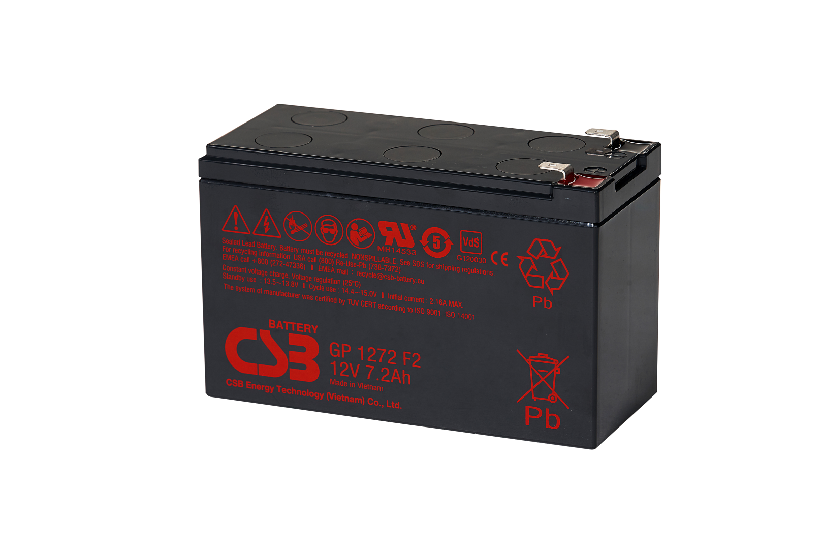 CSB GP1272 AGM Akku (12V / 7.2Ah)