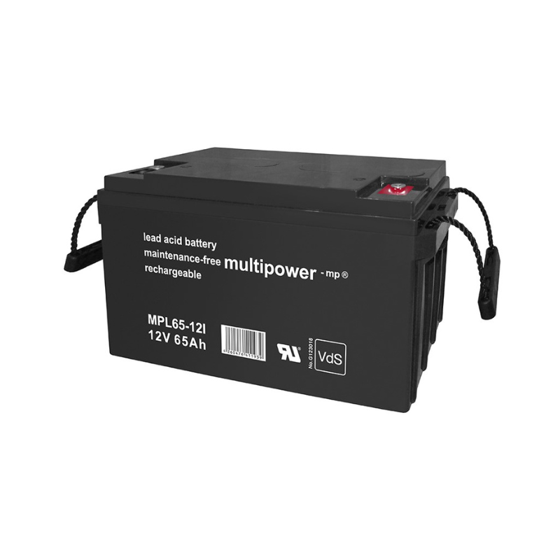 MULTIPOWER MPL65-12I VdS AGM Akku 12V 65Ah