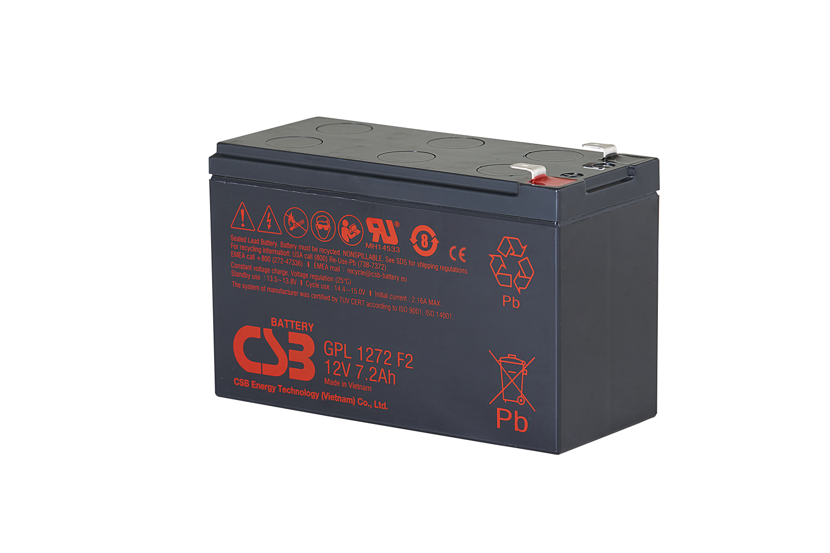 CSB GPL1272 AGM Akku (12V / 7.2Ah)